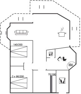 Grundriss Ferienhaus 10-7052