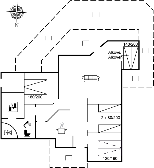 Grundriss Ferienhaus 11-4182