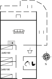 Grundriss Ferienhaus 22-2557