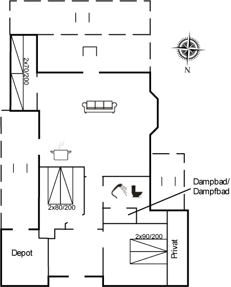 Grundriss Ferienhaus 25-1186