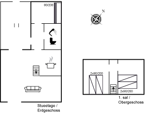 Grundriss Ferienhaus 80-7812
