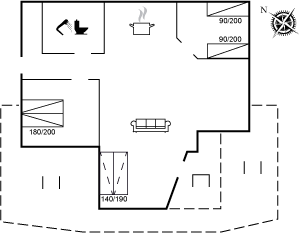 Grundriss Ferienhaus 80-7818