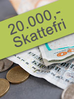 Bundfradraget er h�vet til 20.000 kr.