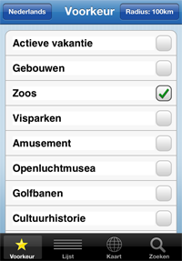 Gratis app met 1.500 attracties