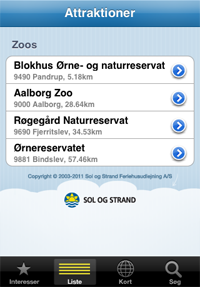 Gratis App med 1500 attraktioner