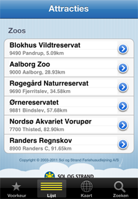 Gratis app met 1.500 attracties