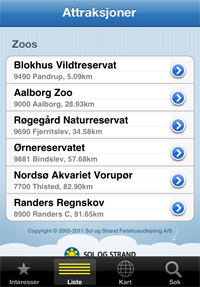 Gratis app med 1500 attraksjoner