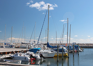 The cosy marina in the holiday area Ålbæk The cosy marina in the holiday area Ålbæk