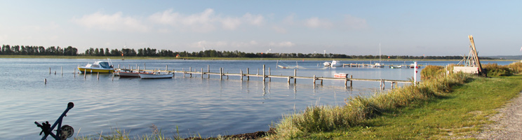 Landing stages in idyllic surroundings by Als Odde Landing stages in idyllic surroundings by Als Odde