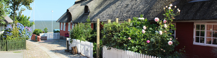 Fanø, Nordby byder på idylliske huse og brostensbelagte gader Fanø, Nordby byder på idylliske huse og brostensbelagte gader