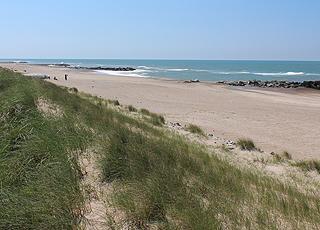 View of the wide beach of Ferring towards south View of the wide beach of Ferring towards south
