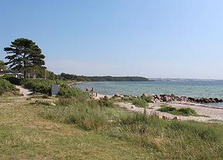 The cosy beach is located right by the holiday home area in Fjellerup The cosy beach is located right by the holiday home area in Fjellerup
