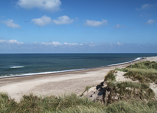 Der schöne Badestrand südlich von Hanstholm Der schöne Badestrand südlich von Hanstholm