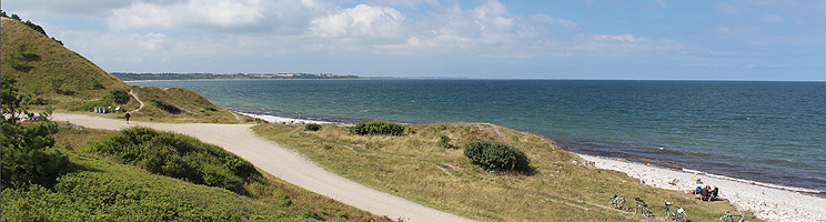 Klintebjerg Klint ved sommerhusområdet Klint på Nordsjællands kyst Klintebjerg Klint ved sommerhusområdet Klint på Nordsjællands kyst