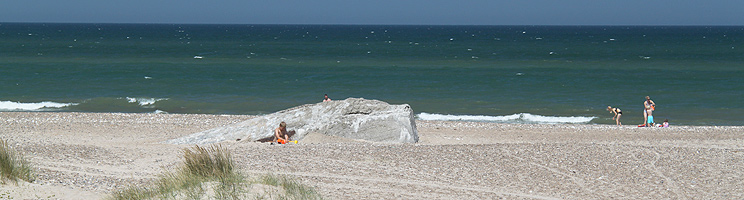 A summer day on the beach of Kollerup A summer day on the beach of Kollerup