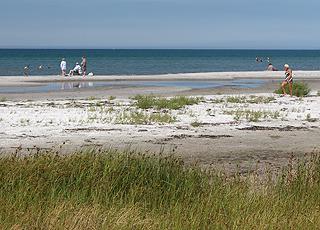 The beach in the southern part of the holiday home area Vestero Syd The beach in the southern part of the holiday home area Vestero Syd