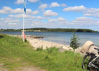 Fin badestrand med blåt flag ved sommerhusområdet Løjt Fin badestrand med blåt flag ved sommerhusområdet Løjt