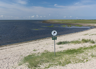 The Danish Wadden Sea shore in Havneby is a wildlife refuge zone The Danish Wadden Sea shore in Havneby is a wildlife refuge zone