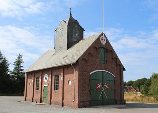 Redningsstationen ved Rømø, Vadehav fungerer i dag som øens brandstation Redningsstationen ved Rømø, Vadehav fungerer i dag som øens brandstation