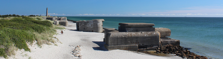 Bunkere på den nordlige del af Sønderstrand ved Skagen Østerby Bunkere på den nordlige del af Sønderstrand ved Skagen Østerby