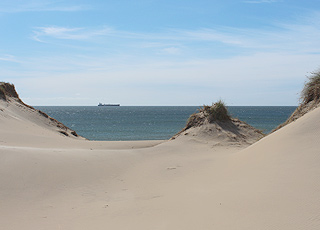 Aussicht von den hohen Dünen bei Damstederne im südlichen Teil von Skagen Vesterby Aussicht von den hohen Dünen bei Damstederne im südlichen Teil von Skagen Vesterby