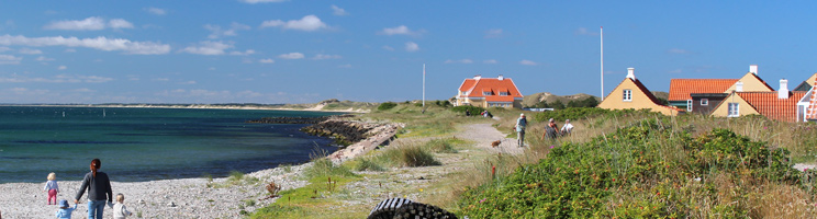 Strand und Pfad am Meer entlang in Skagen Vesterby Strand und Pfad am Meer entlang in Skagen Vesterby