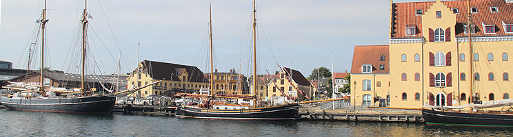 Schöne, alte Holzschiffe am Hafen von Svendborg Schöne, alte Holzschiffe am Hafen von Svendborg