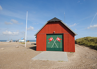 Rescue house in Thorup Strand Rescue house in Thorup Strand