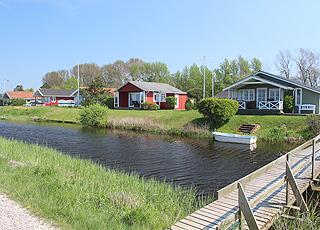 Holiday homes by the stream, behind the beach in the holiday area Varbjerg Strand Holiday homes by the stream, behind the beach in the holiday area Varbjerg Strand