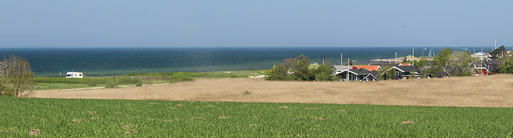 View of the holiday home area and the sea in Varbjerg Strand View of the holiday home area and the sea in Varbjerg Strand