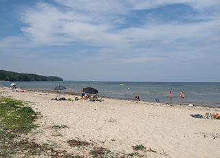 Bathers on the lovely sandy beach in the holiday home area Vejlby Fed Bathers on the lovely sandy beach in the holiday home area Vejlby Fed