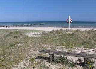 Langer Badesteg am breiten Sandstrand in Vejlby Fed Langer Badesteg am breiten Sandstrand in Vejlby Fed
