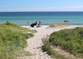 Schöner und kinderfreundlicher Sandstrand in Skovmose auf Als Schöner und kinderfreundlicher Sandstrand in Skovmose auf Als