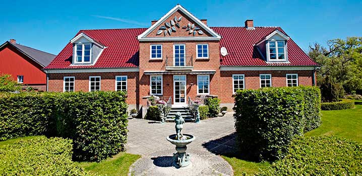 Teglgård nær Kolding reg.nr. 61-5103 Facaden af lystejendommen Teglgård