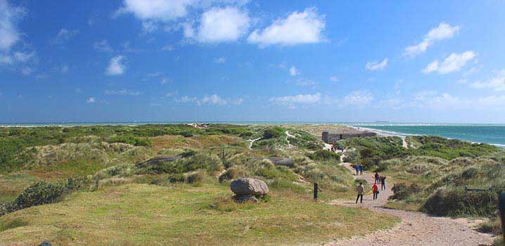 Smuk natur ved Grenen i Skagen Grenen er en populær seværdighed i Skagen