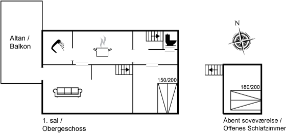 Grundriss Ferienhaus 10-0095 in Skagen, Österby