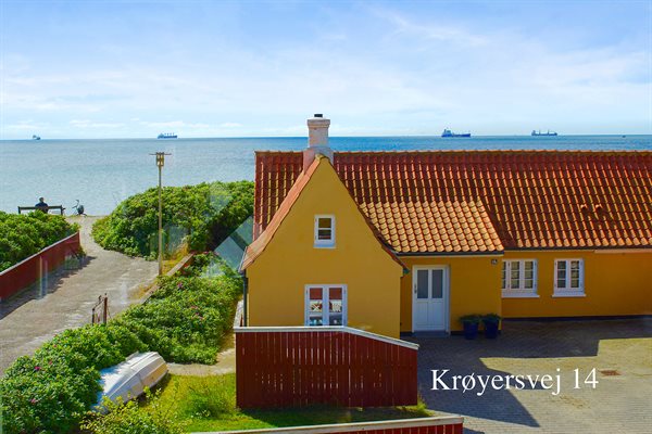 Skagen, Vesterby (Krøyersvej) sommerhus med havudsigt