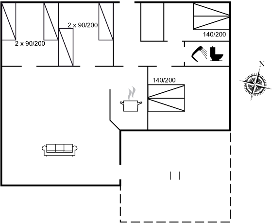 Floor plan_Holiday home_10-0661
