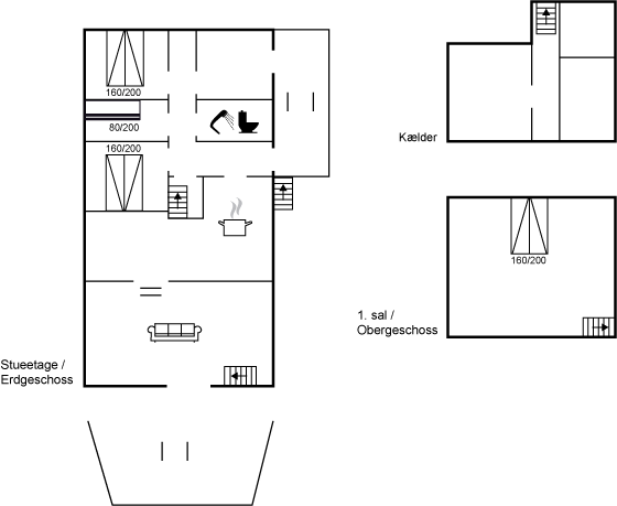 Grundriss Ferienhaus 10-0726 in Skagen, Vesterby