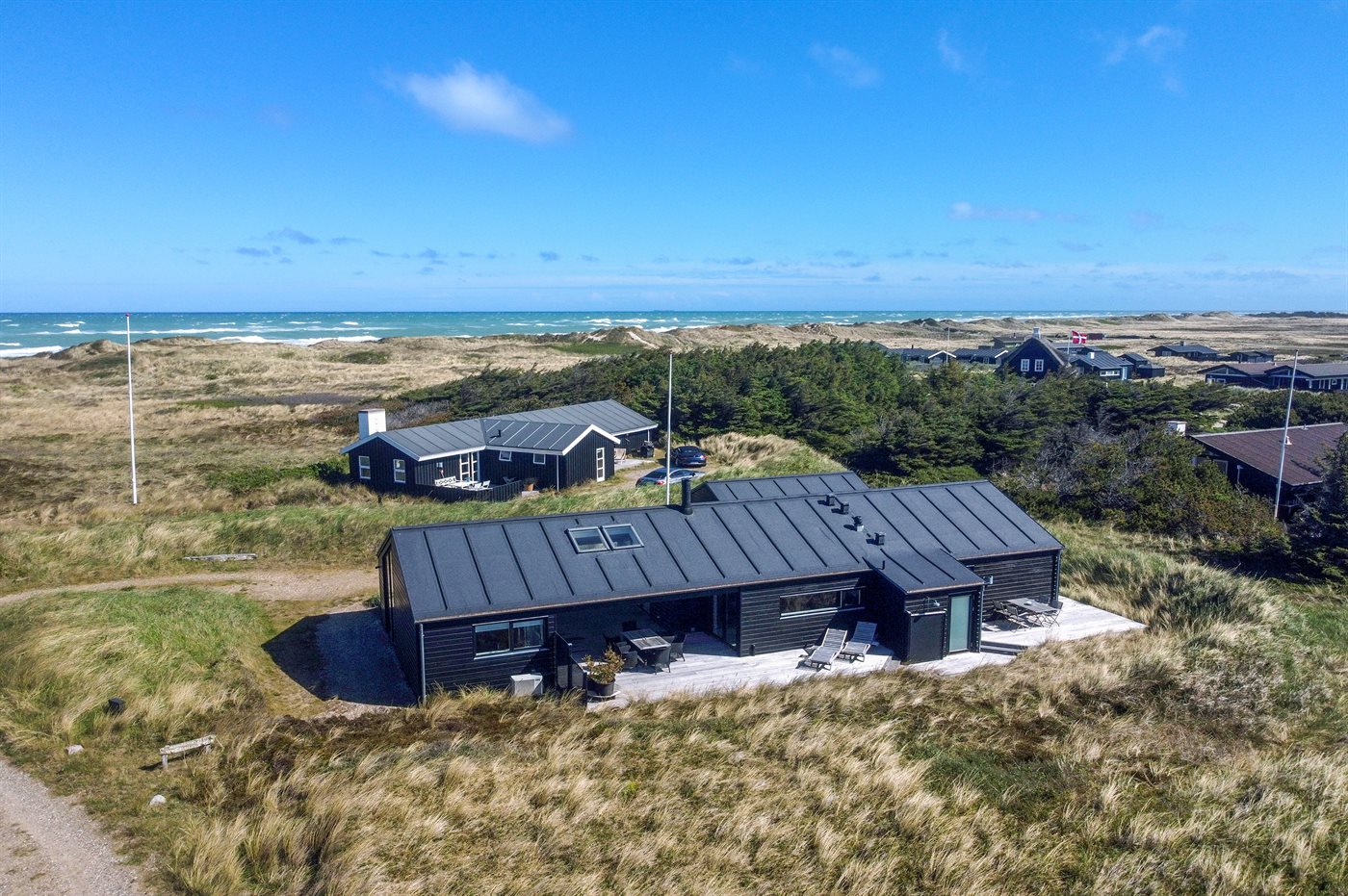 Strandnahes Ferienhaus mit Sauna, Kamin und Meerblick in Skagen