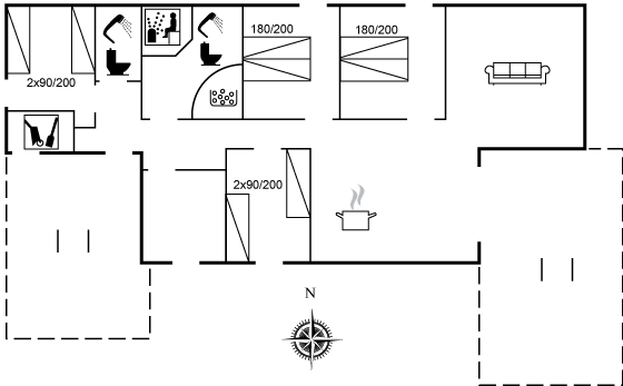 Grundriss Ferienhaus 10-1549 in Aalbäk