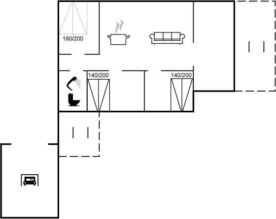 Grundriss Ferienhaus 11-0479 in Lönstrup