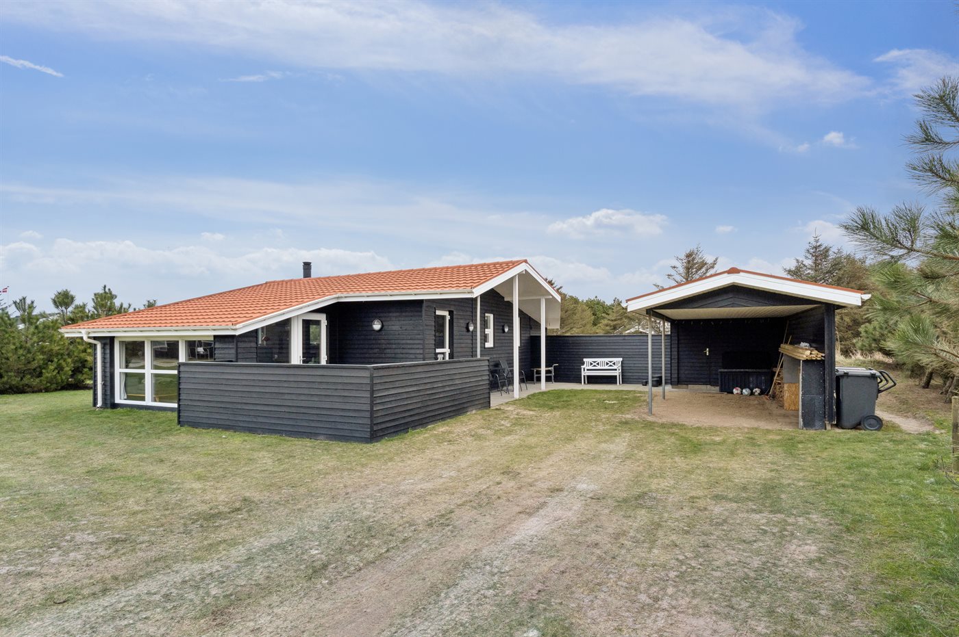 Gemütliches Ferienhaus Lönstrup mit Hund – 300m zum Strand