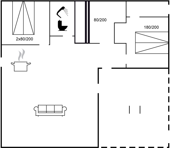 Grundriss Ferienhaus 11-2055 in Nr. Lyngby