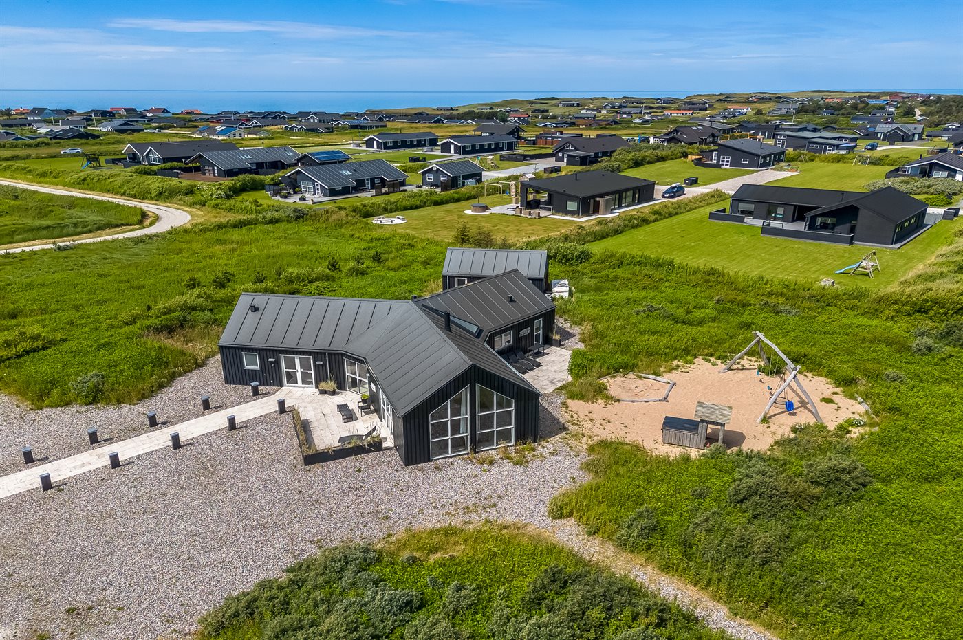 Großes Wohlfühlhaus am Meer mit Sauna, Kamin &amp; Spielspaß