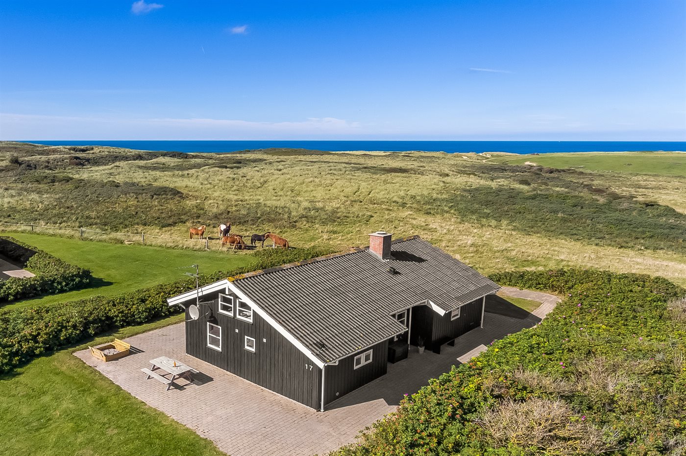 Nordsee-Idylle mit Sauna, Whirlpool & Meerblick in Nr. Lyngby