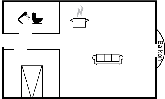 Grundriss Entspannendes Ferienhaus in Løkken – Nur 200 m zum Strand!