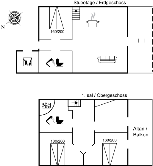 Grundriss Ferienhaus 11-4247 in Lökken
