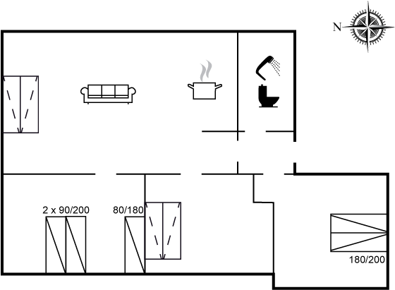 Grundriss Ferienhaus 11-4259 in Lökken