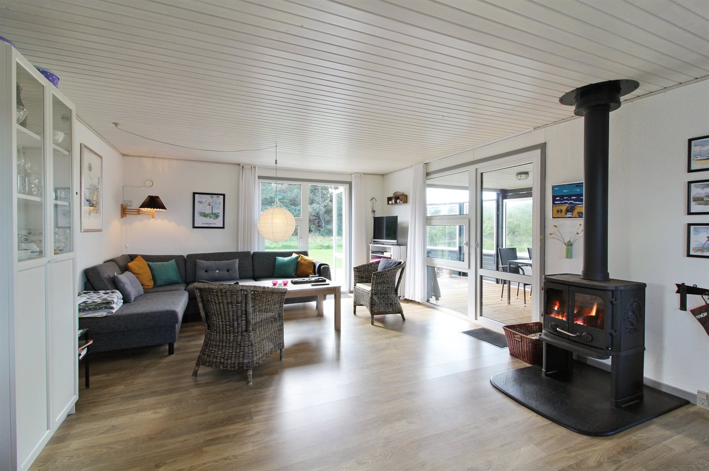 Gemütliches Ferienhaus mit Sauna, Kamin und Meerblick in Lökken - Bild 5